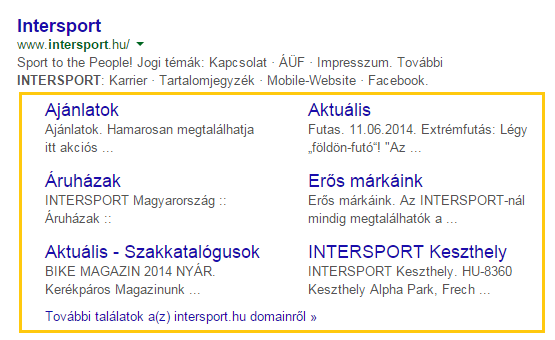 google-sitelink