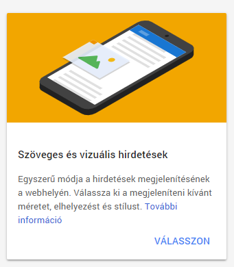 adsense hirdetési típusok